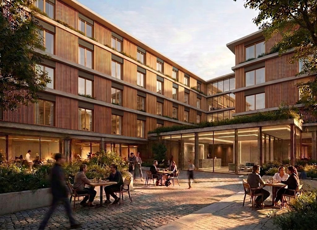 Julián Camarillo 22 (Madrid): render of the new-build project